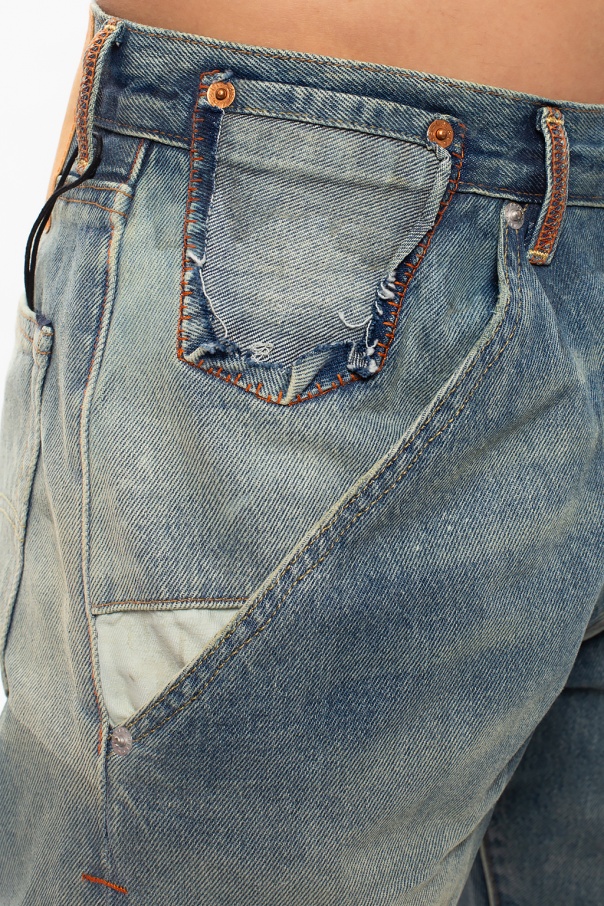 star patches skinny jeans - Heron Preston x Levi's Heron